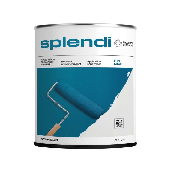 Paint SPLENDI, Flat, White, 946 ml