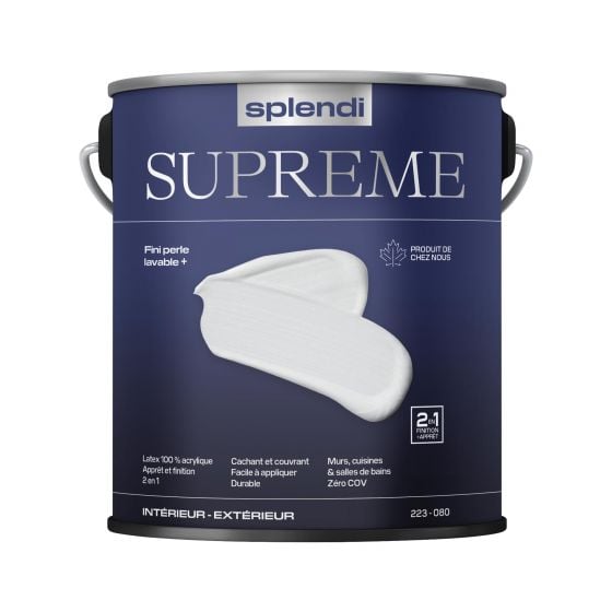 Paint SPLENDI Supreme - Pearl - White - 3.78 l