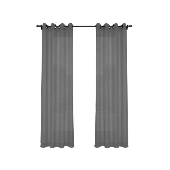 Bella Batiste Look Curtain Panel with Metal Grommets 86L