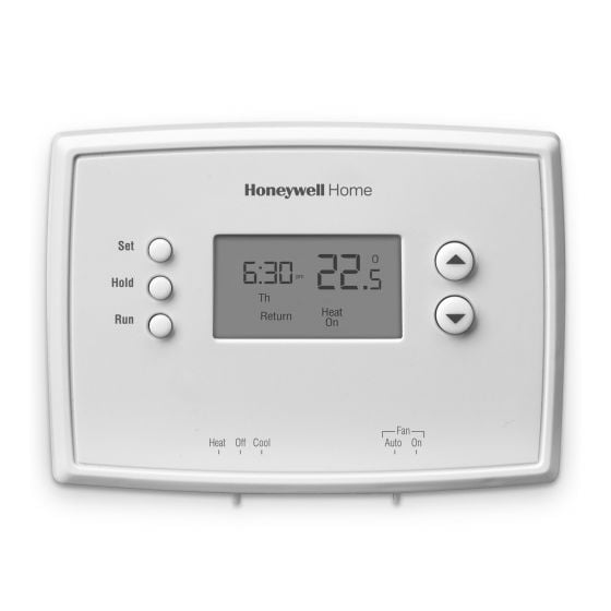 Honeywell RTH221B Series Thermostat with Digital Programming