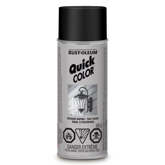 Qucik Color Spray Paint - Matte - Black - 283 g