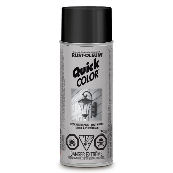 Qucik Color Spray Paint - Gloss - Black - 283 g