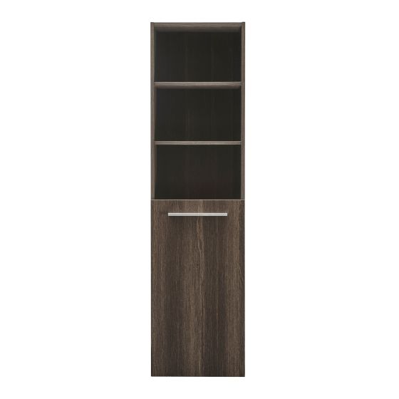 Side Cabinet - Alamo Relax - 1 Door/2 Shelves - Alamo Oak - Right Opening - 15-3/4” x 59”
