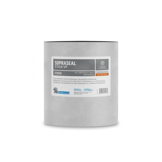 SopraSeal Vapor-Permeable Stick Membrane - 6" x 98'