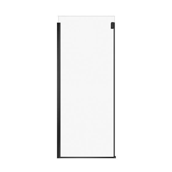 Return Panel 74 for 32-in bases - Duel - Clear Glass - 74" x 32" - Matte Black