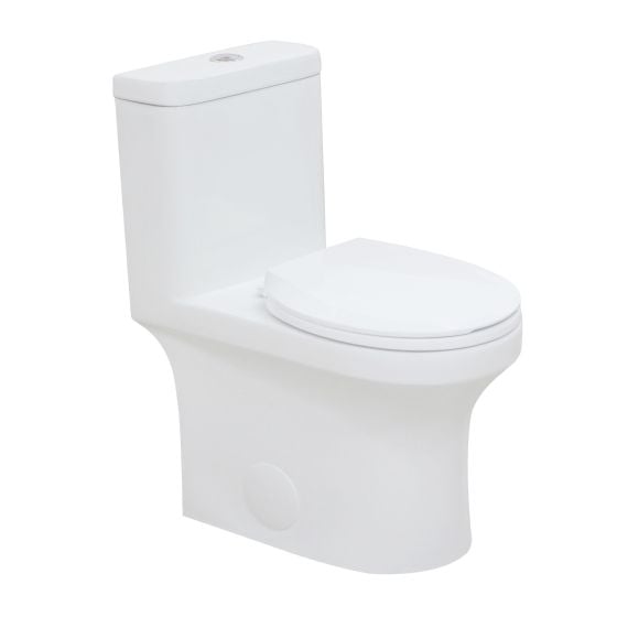 Toilette Milos, blanc, 4,8 l