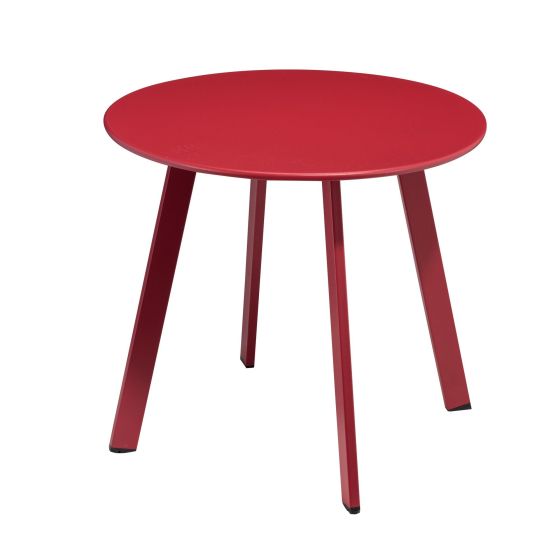 Table d'appoint ronde, 50 cm, rouge