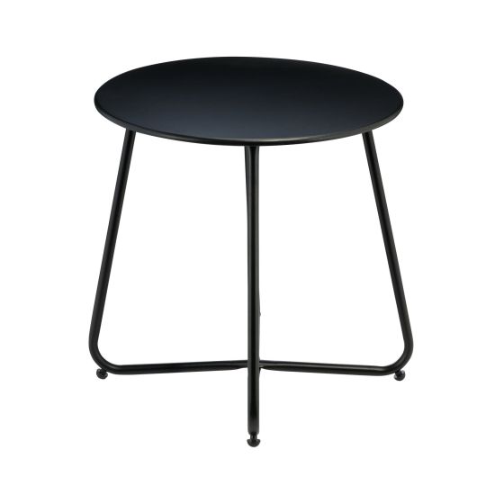 Table d'appoint ronde, 50 cm, noir