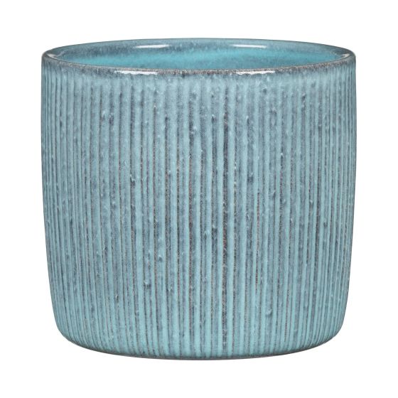 Pot Cover, Lagon, Inside, Ceramic, 15 cm