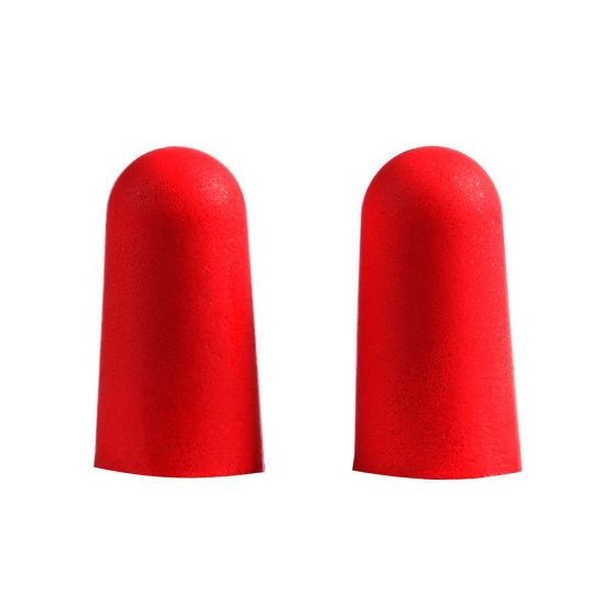 Bouchons d'oreilles jetables, rouge, 100 paires/pqt
