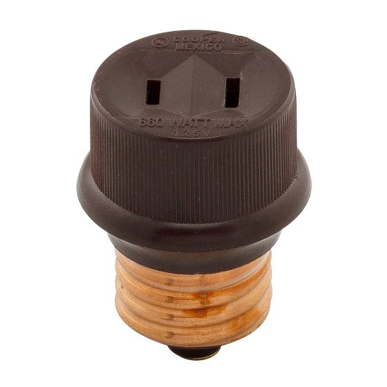 Polarized Socket For Electrical Outlet - Brown - 660 W 125 V