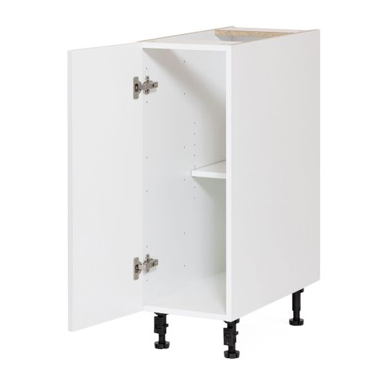 Base Cabinet 1 Door - Shaker - White - 12" x 34 3/4" x 24"