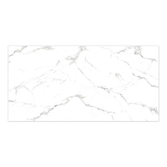 Tuile de porcelaine, Nebula, 12" x 24", 15,5 pi², blanc mat
