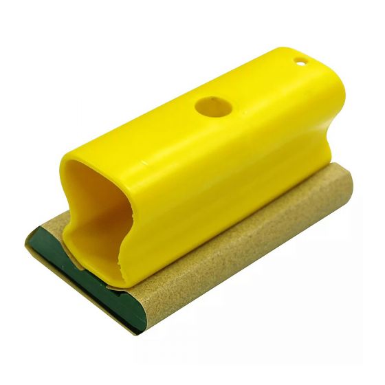 Sanding Block - 4" x 2 3/8" - Polypropylene - Yellow
