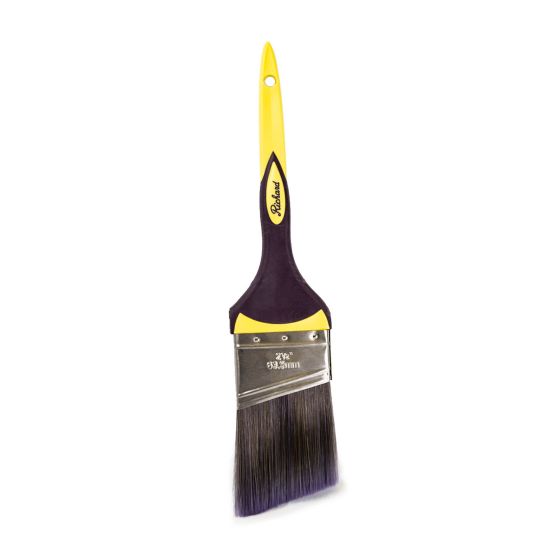 Angular Paint Brush - 2 1/2" - Yellow and Black