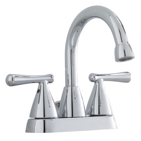 Kai Bathroom Sink Faucet - 2 Handles - Polished Chrome - 4" Centerset