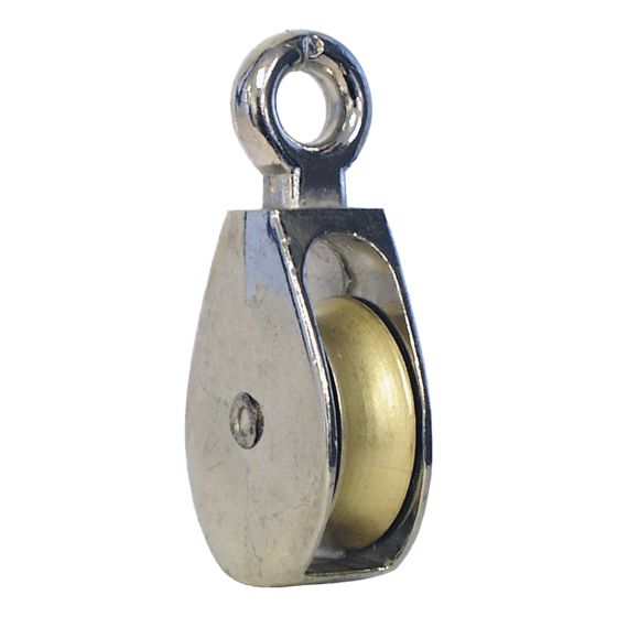 Fixed pulley for rope