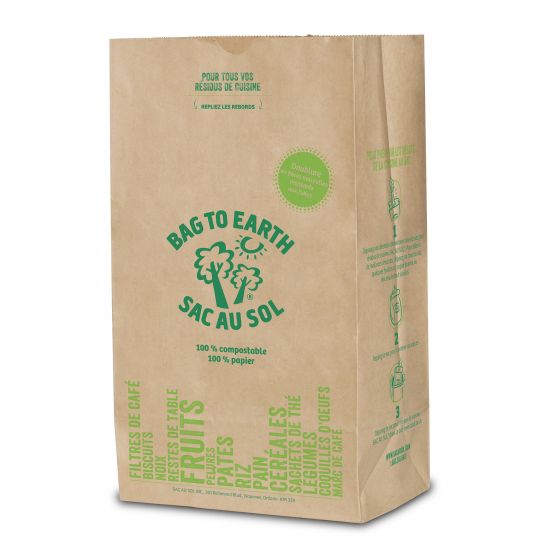 Paper bag for food waste