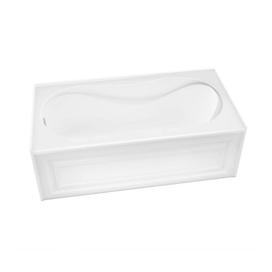 Brome Alcove Bathtub - 60" x 30" - Acrylic - White