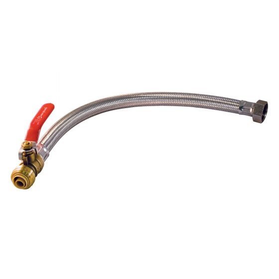 Water heater connector/valve