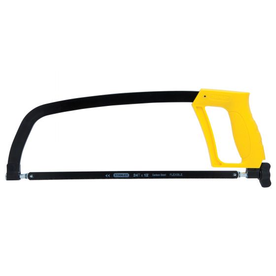 Hacksaw - 12" - Solid Frame - High Tension - Black and Yellow
