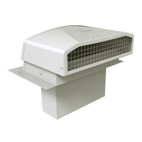 VMAX-AF Rectangular Wall Mount Exhaust Vent - 3 1/4" x 10" - White