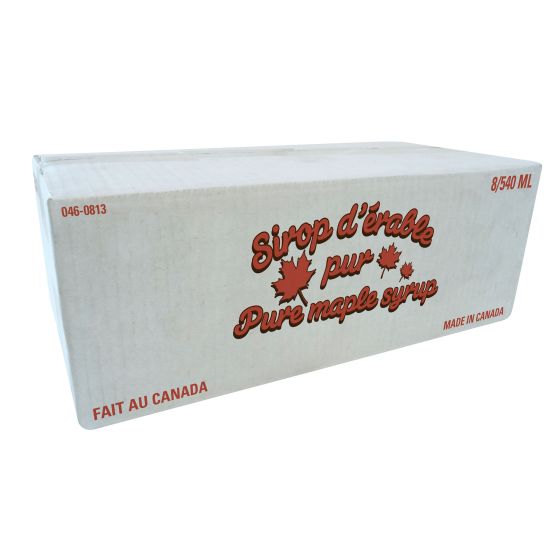 Boîte lithographiée pour cannes de sirop d'érable