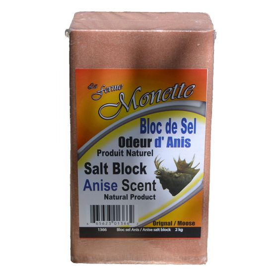Anise scent moose salt block