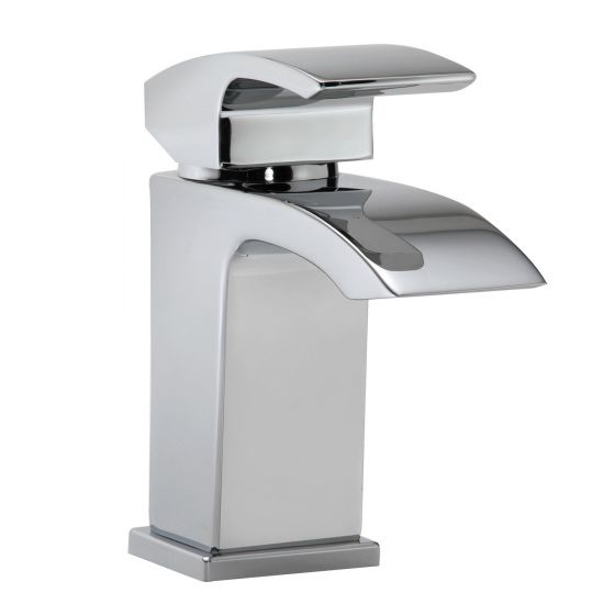 Zurich Bathroom Sink Faucet - 1 Lever - Polished Chrome - 4" Centerset