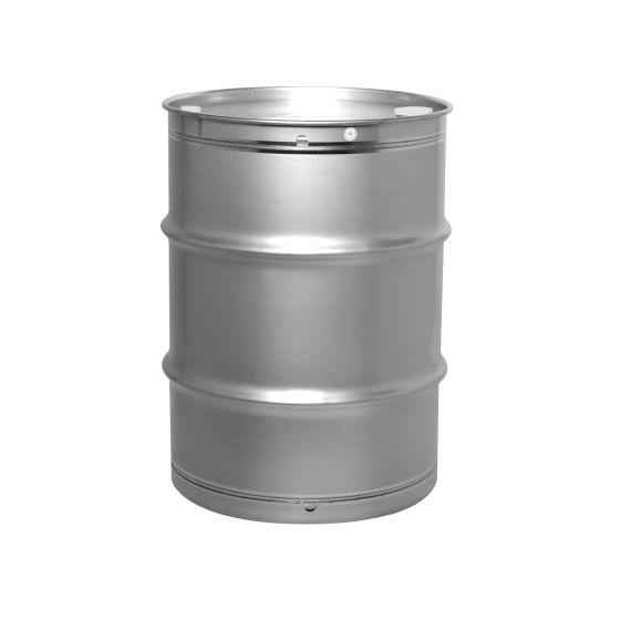 Stainless steel barrel for maple syrup, Inovadrum, 34 gal.