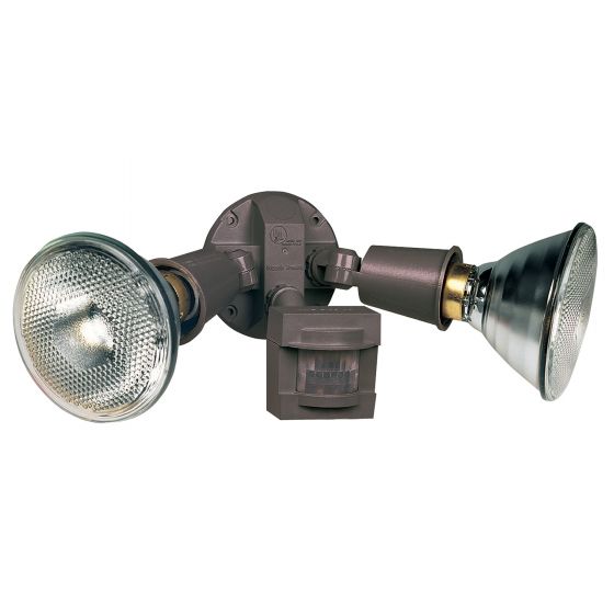 Security light with motion detector - Bronze
