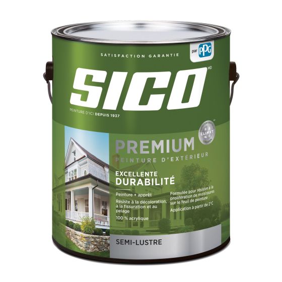Paint SICO Exterior Premium , Semi-Gloss, Base 4, 3.78 L
