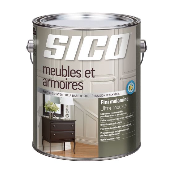 Paint SICO Furniture and Cabinets, Melamine, Base 2, 3.78 L
