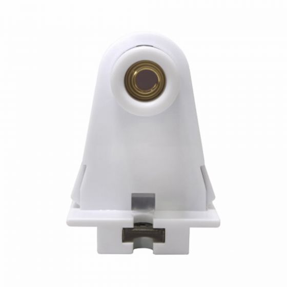 Single pin lampholder for fluorescent tube
