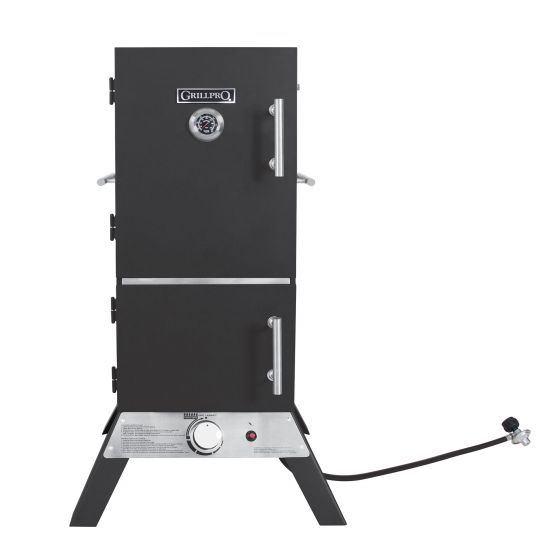 Vertical Propane Gas Smoker - 15 000 BTU - Black