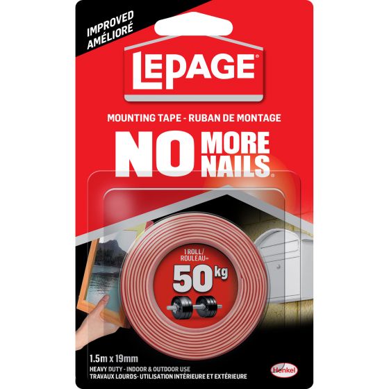 No More Nails Mounting Tape - 19 mm x 1.5 m