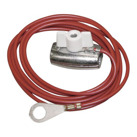 Electrical fence energizer-to-rope connector