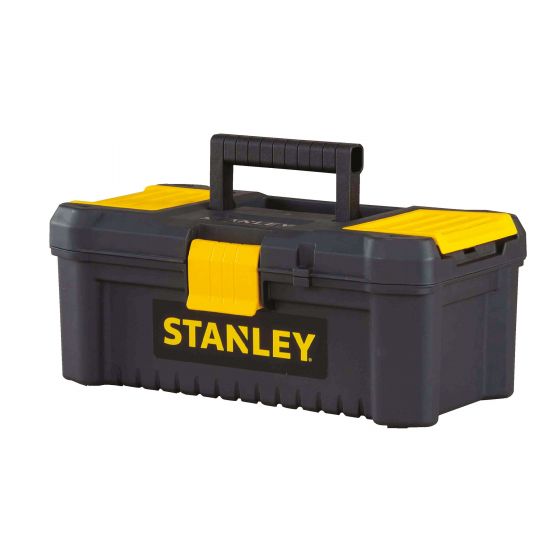 Coffre à outils Essential, plateau amovible, noir et jaune