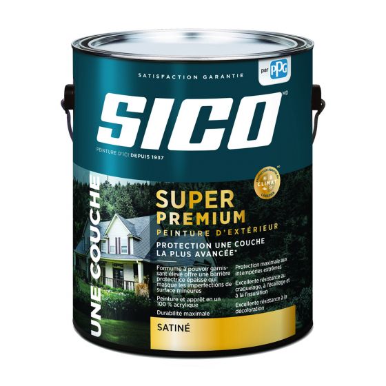 Paint SICO Exterior Super Premium, Satin, Base 2, 3.78 L