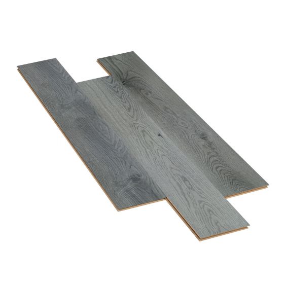 Laminate Flooring - Bora Shadow Grey - AC4 - 12 mm x 94 mm x 1218 mm - Covers 14.79 sq. ft