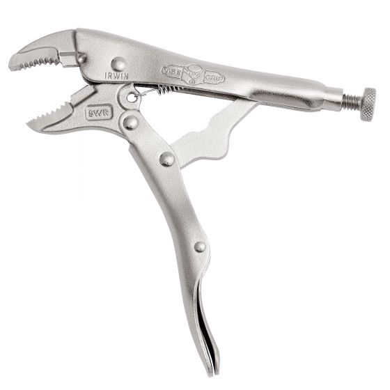 Curved jaw locking pliers