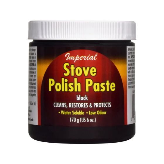 Stove Polish Paste - Black - 6oz