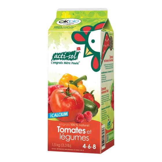Engrais pour tomates et légumes 4-6-8