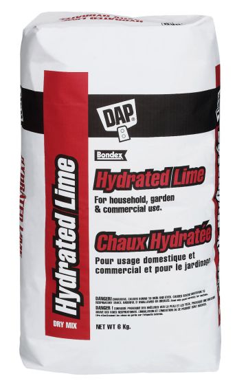 Chaux hydratée, mélange sec, blanc, 6 kg