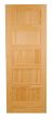 Shaker Solid Pine Door - 1 3/8" x 36" x 80"