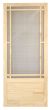Porte moustiquaire en bois contemporaine, 32" x 81" x 1 1/8"