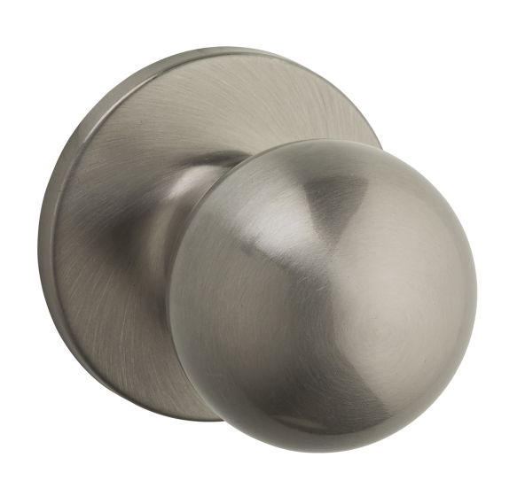 Poignée ronde, Régina, intérieur, passage, nickel satiné