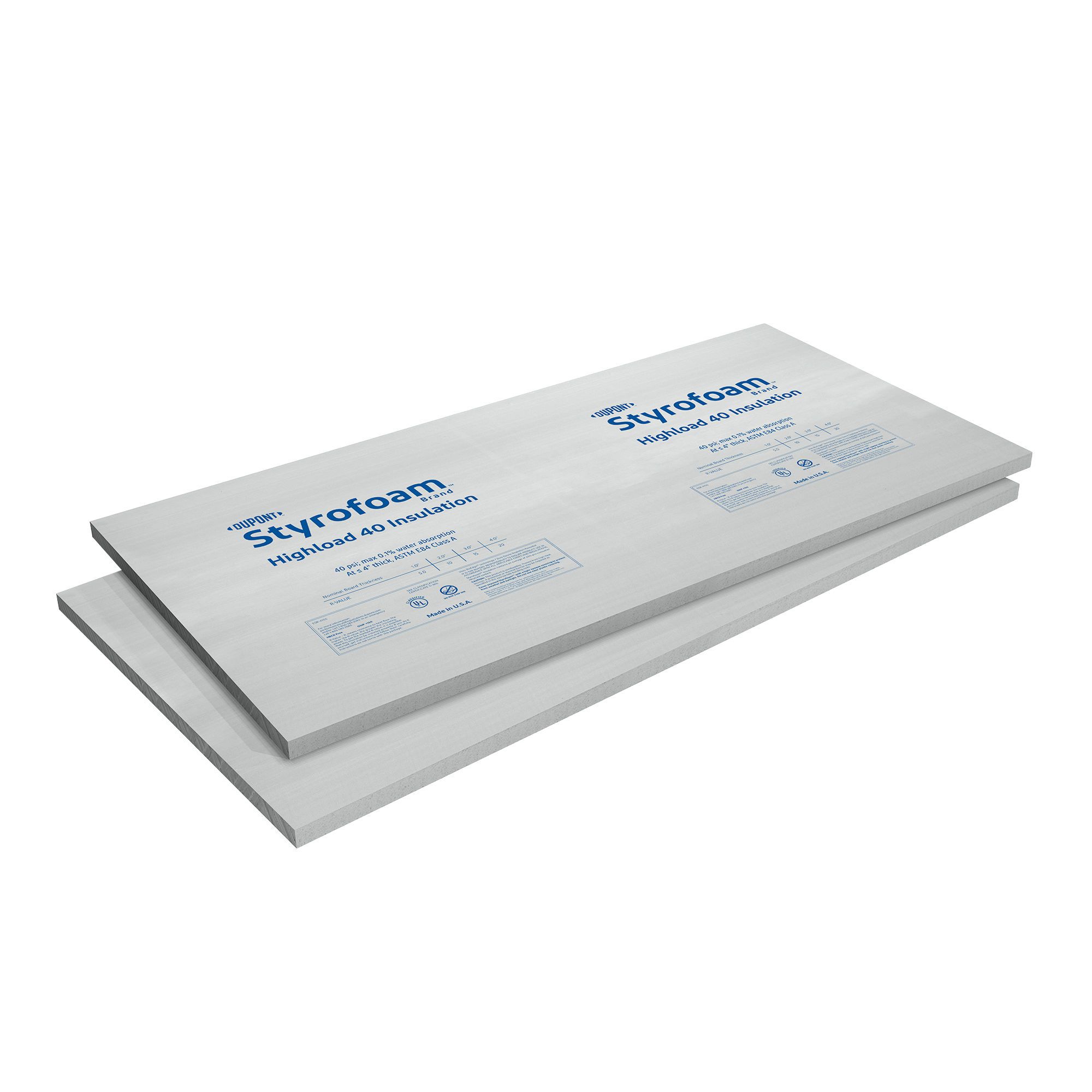 Styraphonw Hi Using Isolant rigide styrofoam HI 40 PSI à bouts droits, polystyrène extrudé ...