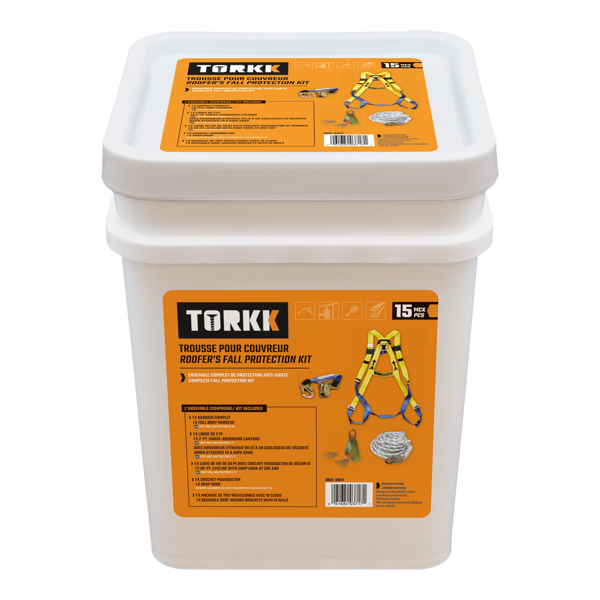 Roofers Fall Protection Kit From TORKK BMR Roofers Fall Protection Kit From TORKK BMR