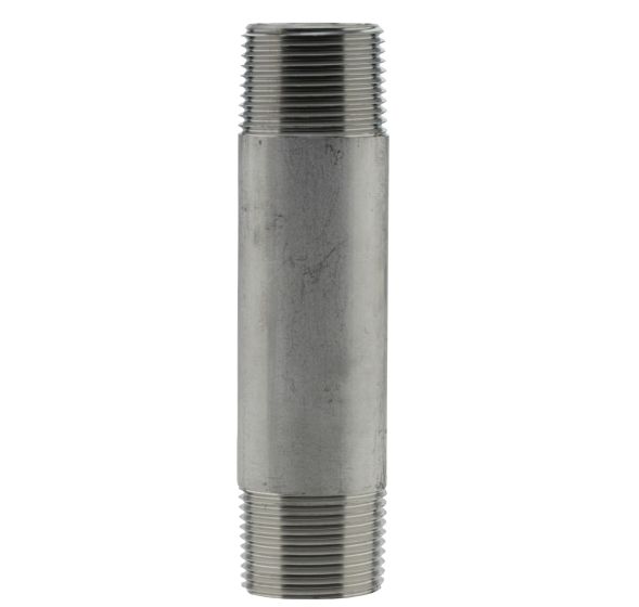 Stainless steel nipple 1/4"